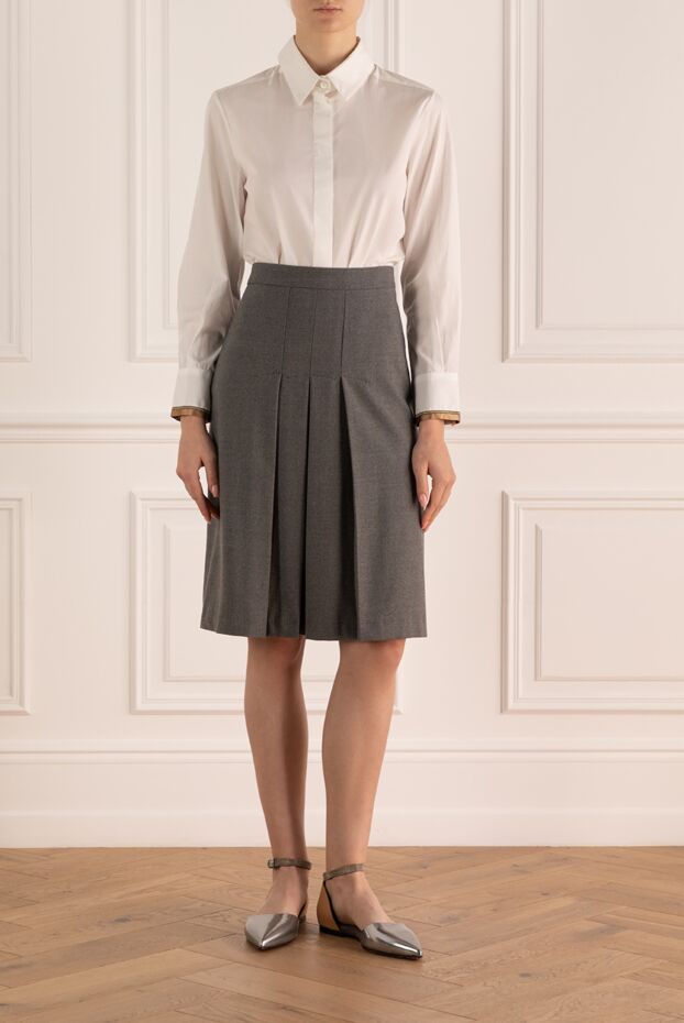 Panicale woman gray woolen skirt for women buy with prices and photos 132953 - photo 2