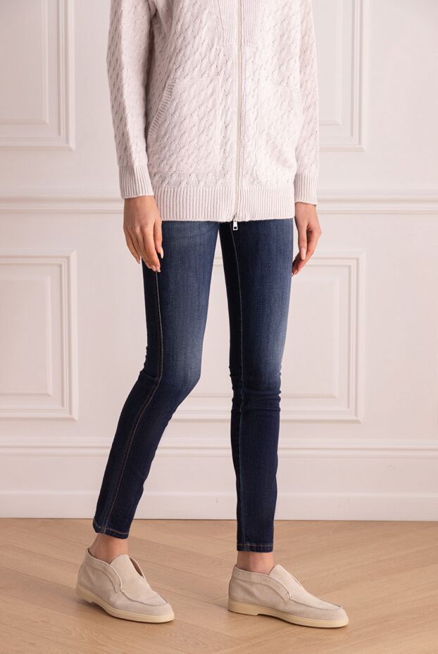 Ermanno Scervino women's blue low-rise jeans 133765 - photo 3