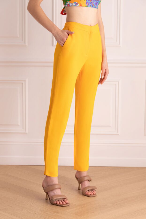 MSGM women's straight-leg pants orange 133972 - photo 3