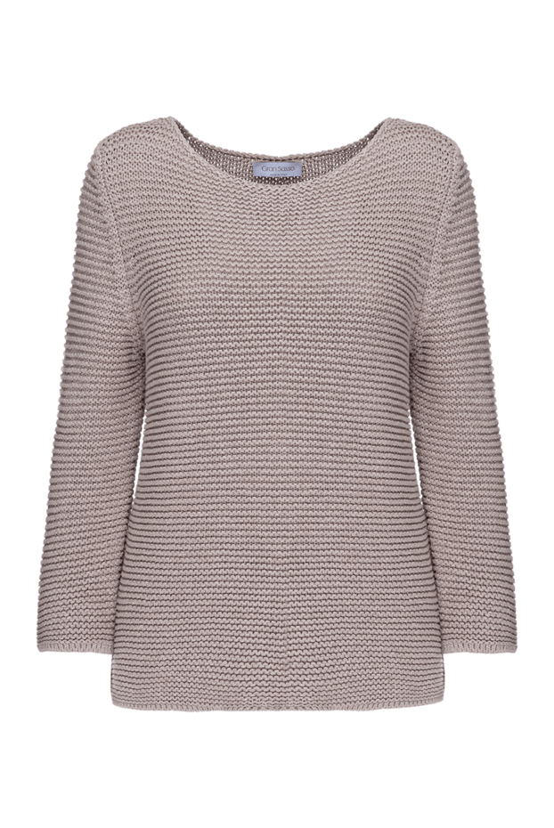 Gran Sasso woman beige linen jumper for women buy with prices and photos 134479 - photo 1