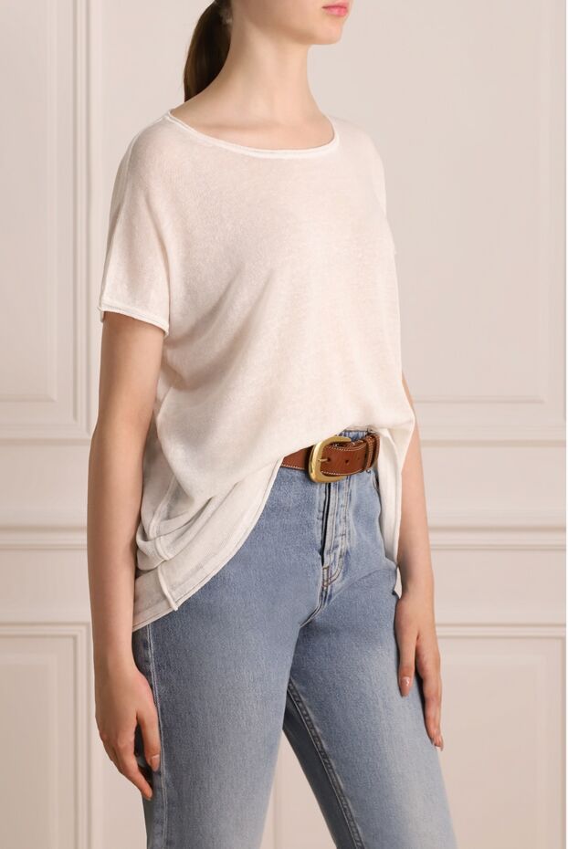 Casheart knitted blouse with short sleeves and soft texture 134568 - photo 3