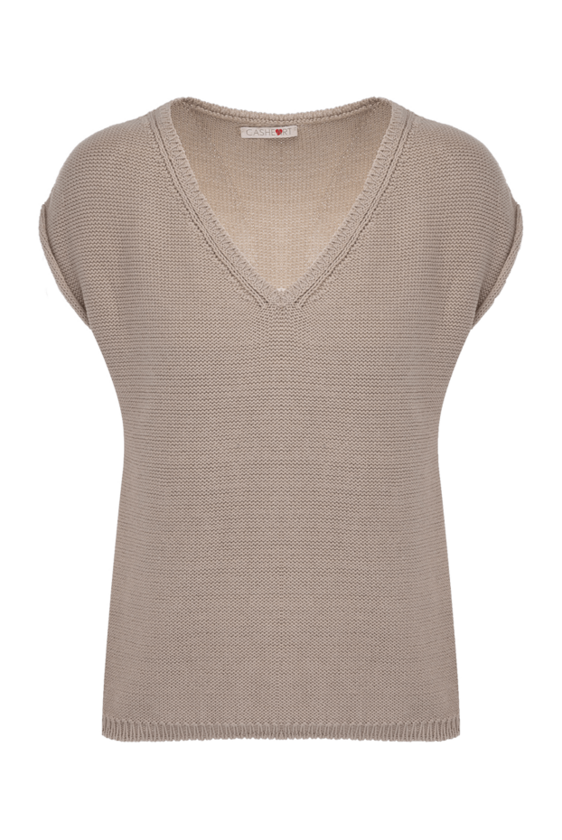 Casheart woman women's beige cotton top buy with prices and photos 134594 - photo 1