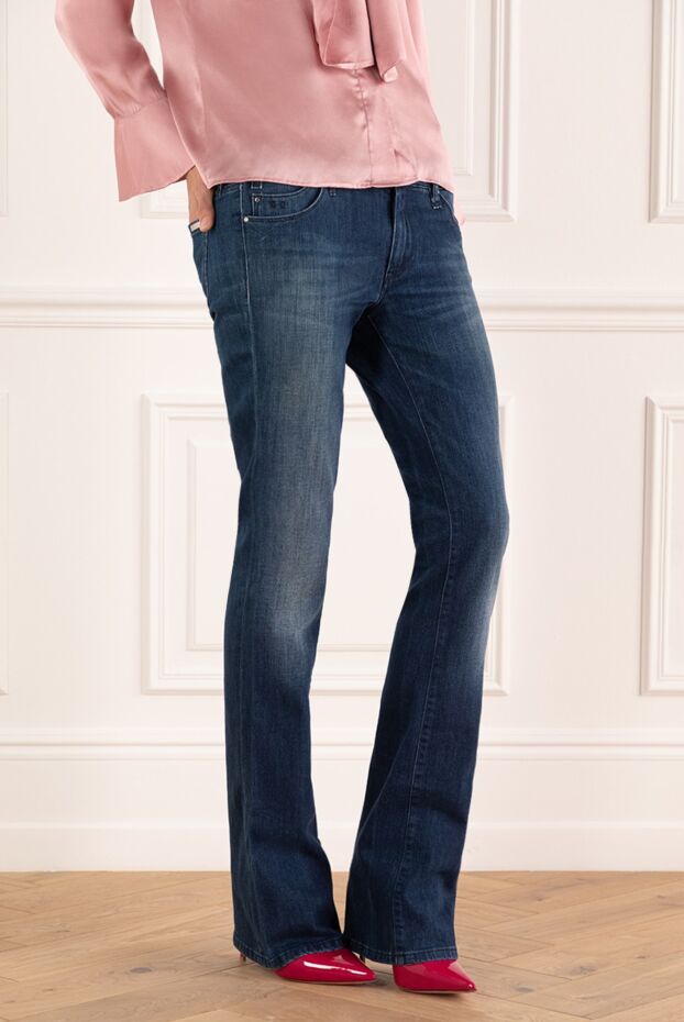 Tramarossa blue women's flared jeans with a low rise 134858 - photo 3