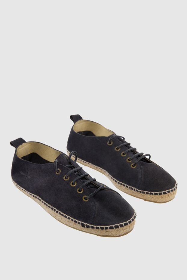 Manebi dark blue suede espadrilles with laces for men 134952 - photo 3