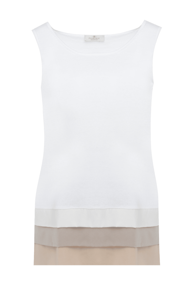 Panicale woman white cotton top for women buy with prices and photos 134996 - photo 1