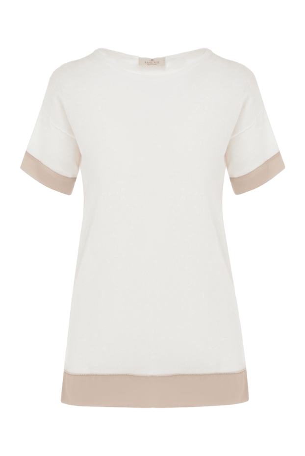 Panicale жіночі блуза з бавовни та шовку біла жіноча купити фото з цінами 135010 - фото 1