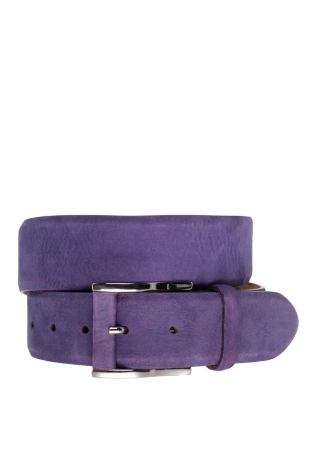 Cesare di Napoli man purple leather belt for men buy with prices and photos 135200 - photo 1