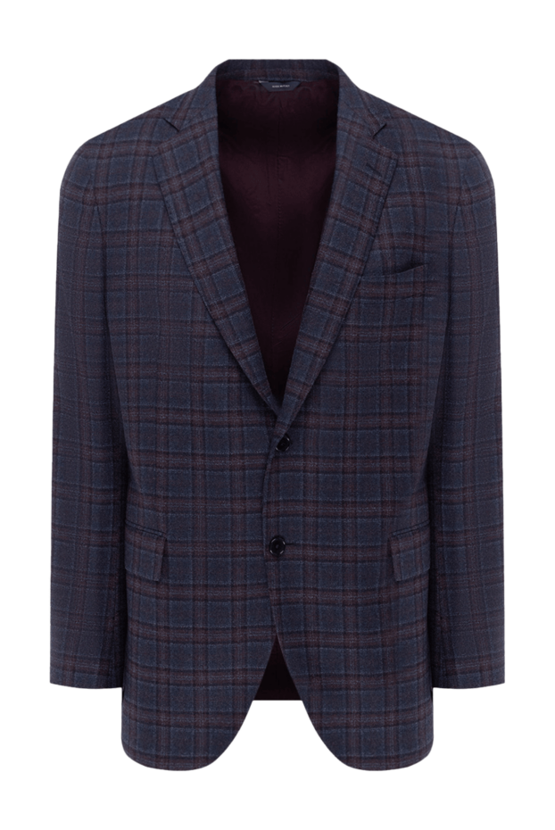 Tombolini men's jacket with a discreet silhouette in a checkered design 135269 - photo 1