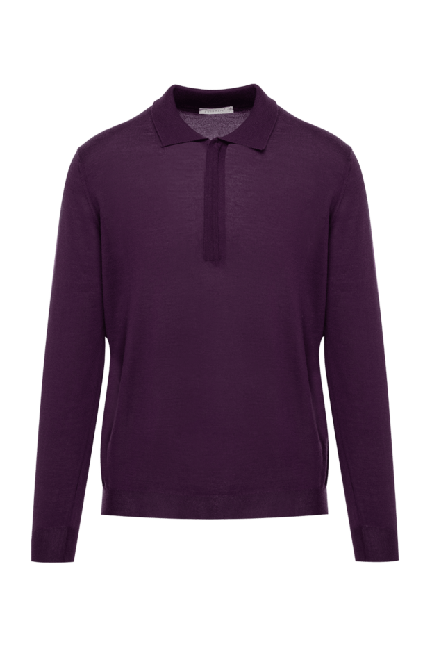 Pashmere man men's long sleeve cashmere polo purple buy with prices and photos 135312 - photo 1