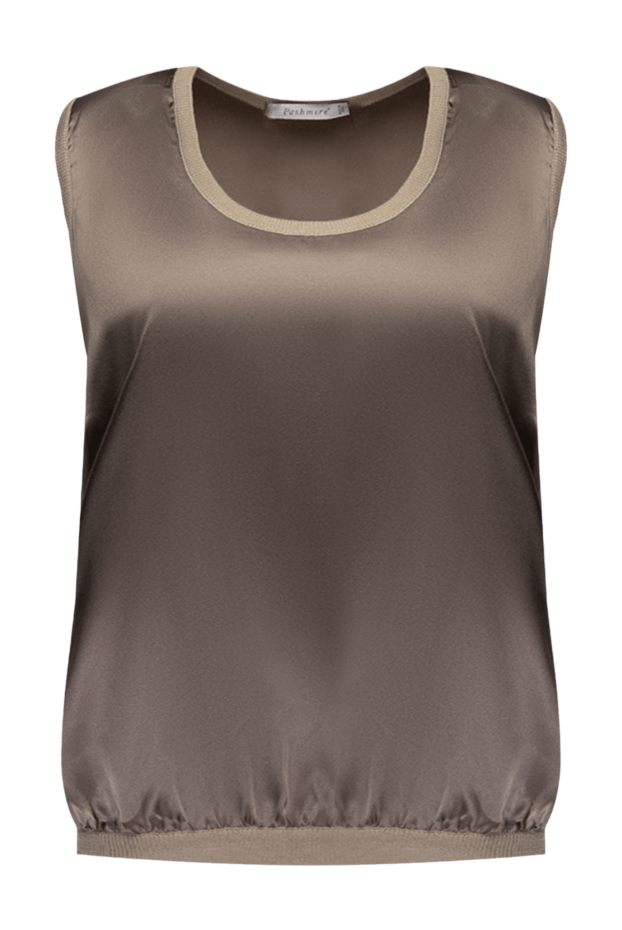 Pashmere woman women's beige silk top buy with prices and photos 135365 - photo 1