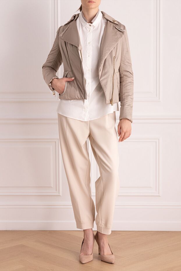 Valentino woman women's beige polyamide jacket buy with prices and photos 135538 - photo 2