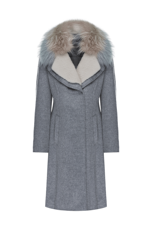 Gallotti женские пальто из шерсти серое женское купить с ценами и фото 135550 - фото 1