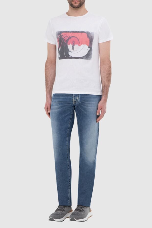 1921 T-Shirt мужская футболка хлопковая белая с принтом 135718 - фото 2