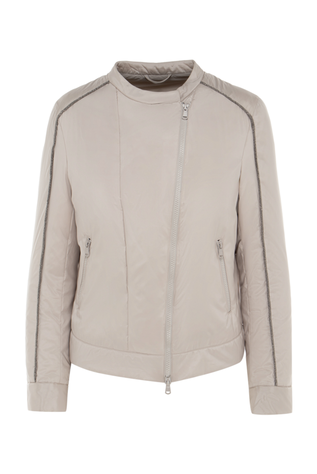 Brunello Cucinelli beige silk jacket for women 136430 - photo 1
