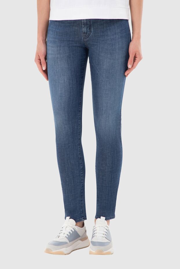 Jacob Cohen женские джинсы синие женские купить с ценами и фото 136686 - фото 2