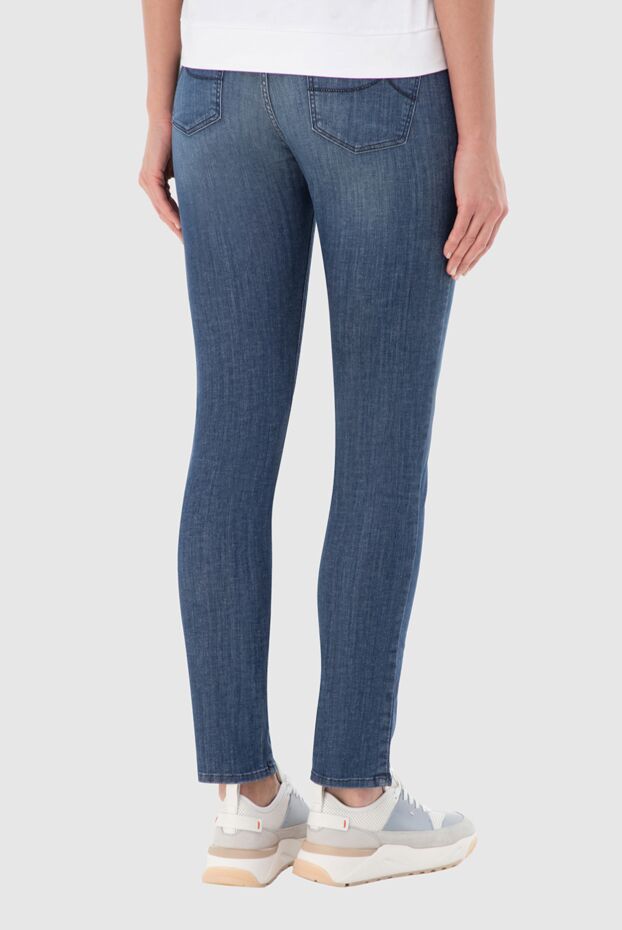 Jacob Cohen women's blue jeans with mid-rise straight cut 136686 - photo 3