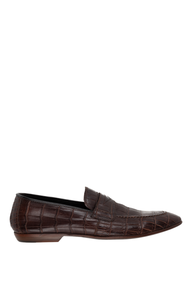Tornese man brown crocodile leather loafers for men buy with prices and photos 136719 - photo 1