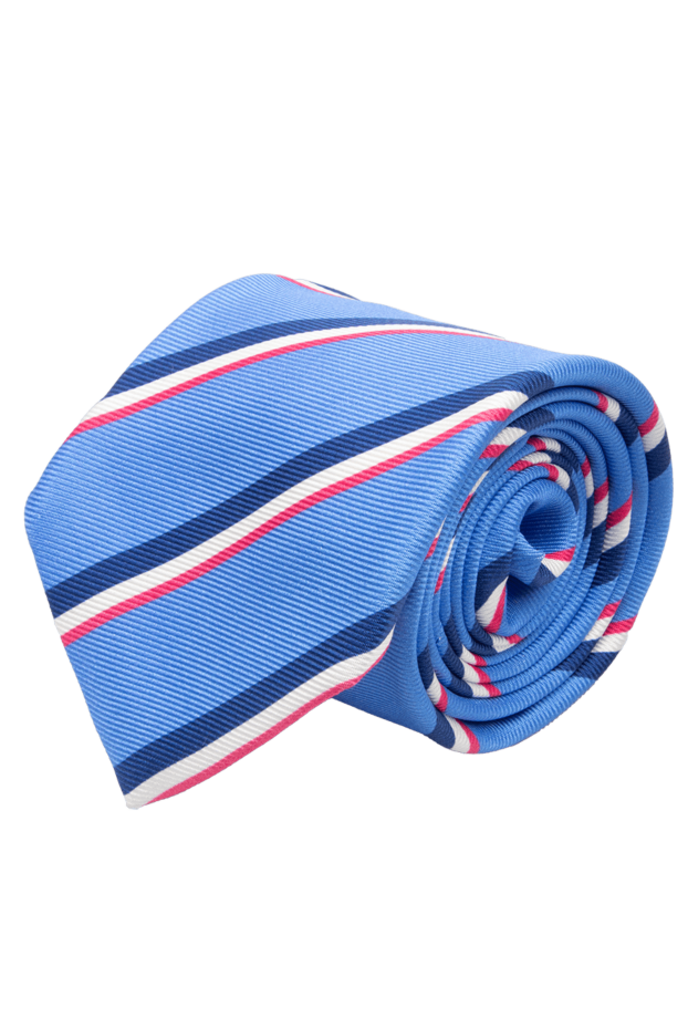 Kiton blue silk tie for men 136769 - photo 1