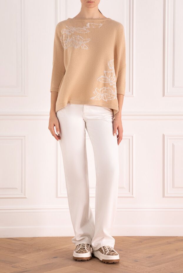 Ermanno Scervino woman beige jumper for women buy with prices and photos 136913 - photo 2