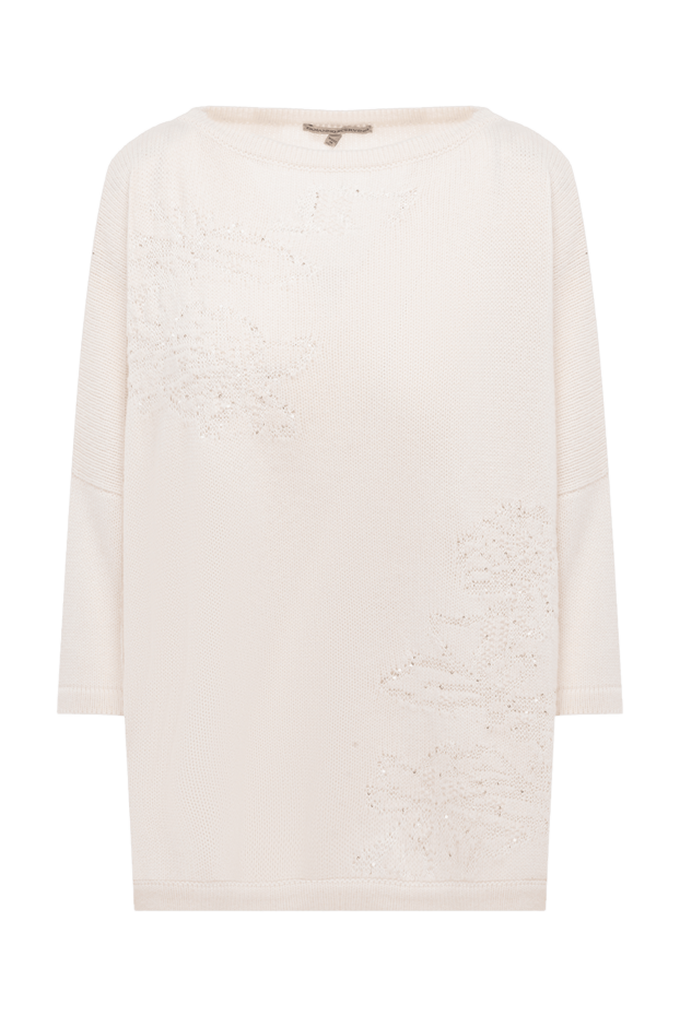 Ermanno Scervino woman white viscose jumper for women buy with prices and photos 136928 - photo 1