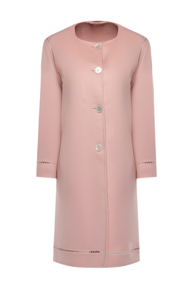 Ermanno Scervino женские пальто из шерсти розовое женское купить с ценами и фото 136952 - фото 1