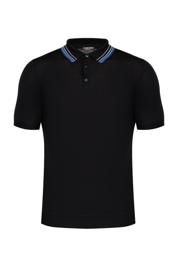 Massimo Sforza men's black polo shirt made of high-quality jersey (markdown) 196491 - photo 1