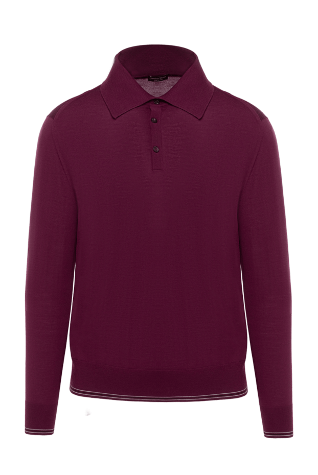 Massimo Sforza man wool long sleeve polo burgundy for men buy with prices and photos 137044 - photo 1