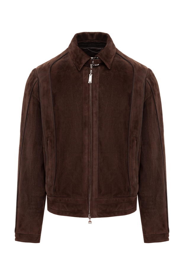 Massimo Sforza man brown suede jacket for men buy with prices and photos 137089 - photo 1