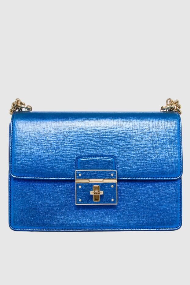 Dolce & Gabbana женские сумка из кожи синяя женская купить с ценами и фото 137252 - фото 1