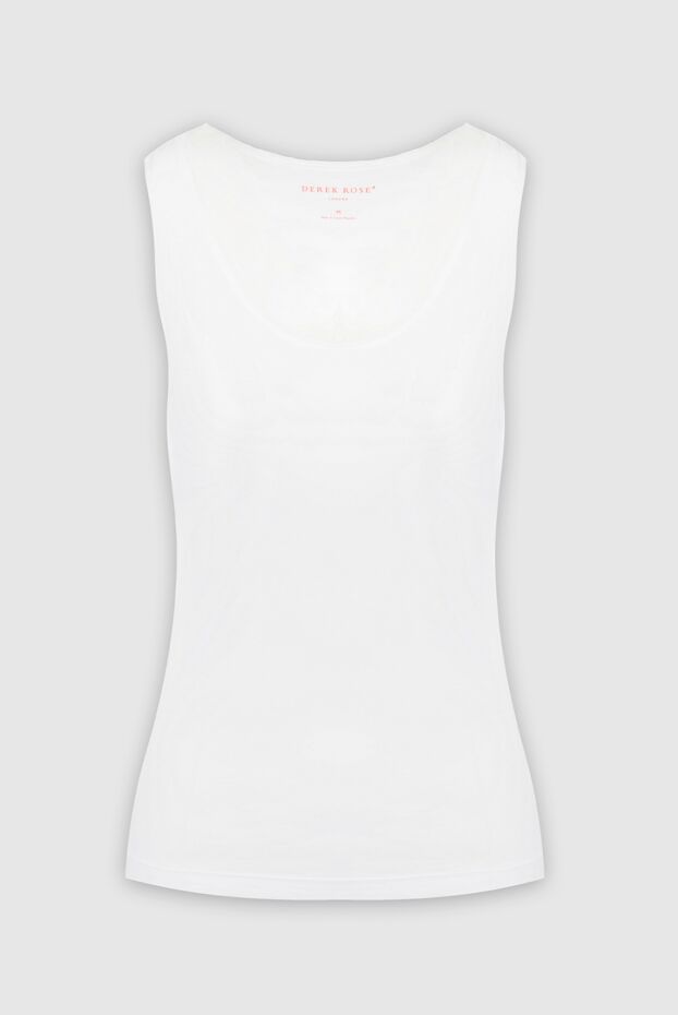 Derek Rose woman t-shirt made of micromodal and elastane white for women buy with prices and photos 137345 - photo 1