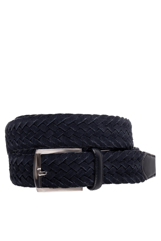 Kiton man leather belt blue for men buy with prices and photos 137669 - photo 1