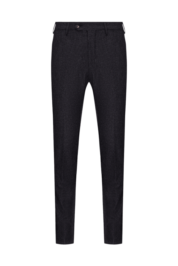 Cesare di Napoli man men's black wool and cashmere trousers buy with prices and photos 137732 - photo 1