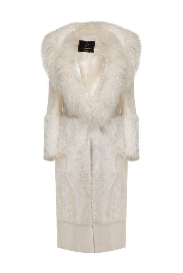 Montecore women's wool coat with fur trim on the collar and fronts 138390 - photo 1