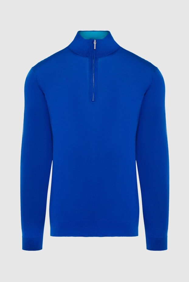 Cesare di Napoli man wool, cashmere and silk troyer blue for men buy with prices and photos 138487 - photo 1