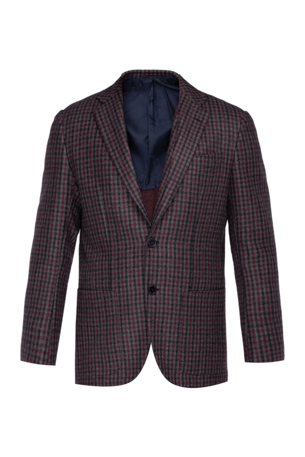 Kiton cashmere jacket in burgundy for men 138549 - photo 1