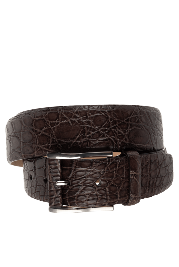 Cesare di Napoli man brown crocodile leather belt for men buy with prices and photos 138780 - photo 1