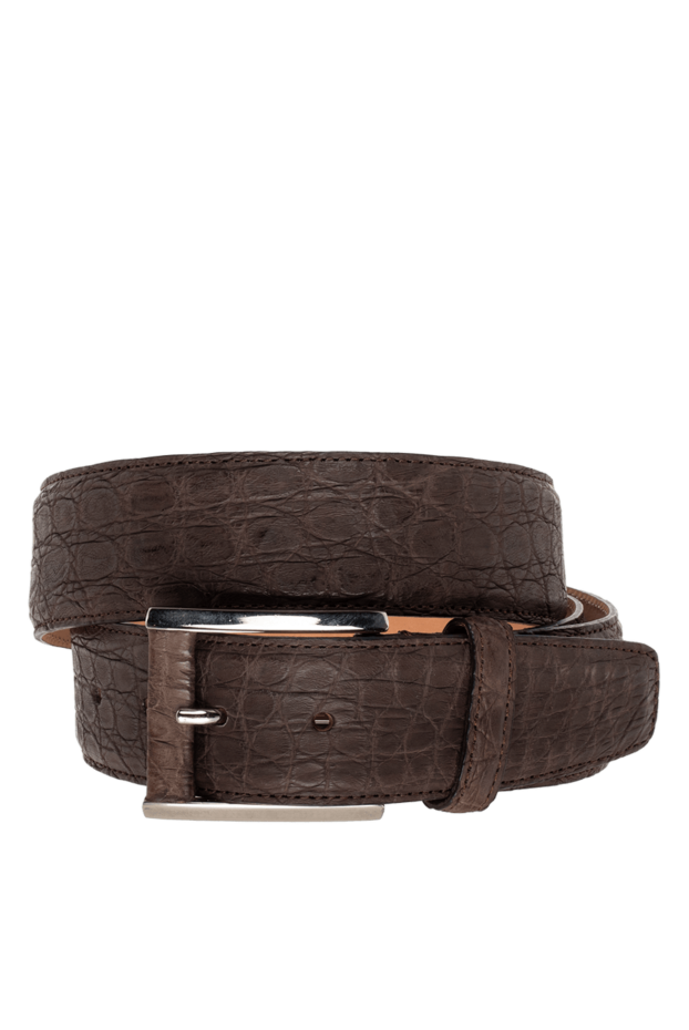 Cesare di Napoli man brown crocodile leather belt for men buy with prices and photos 138788 - photo 1