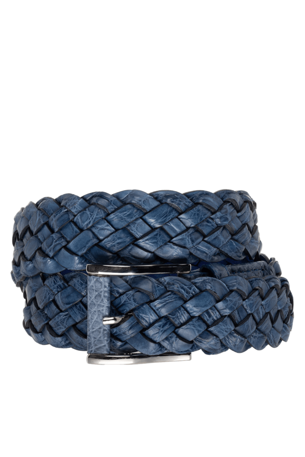 Cesare di Napoli man crocodile leather belt blue for men buy with prices and photos 138791 - photo 1