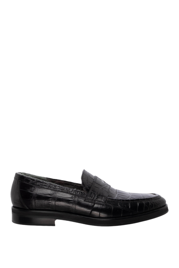 Tardini man black alligator leather loafers for men buy with prices and photos 138877 - photo 1