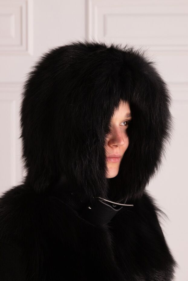 Ermanno Scervino woman black natural fur hat for women buy with prices and photos 139165 - photo 2