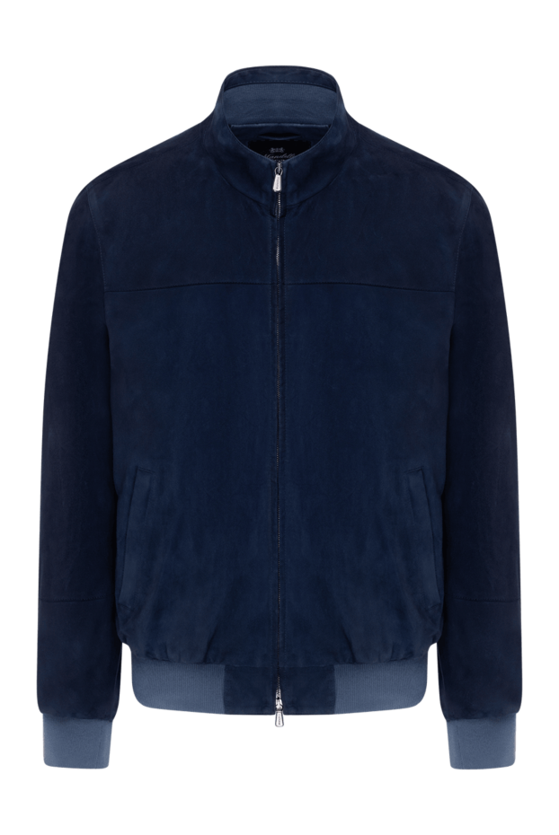 Enrico Mandelli men's jacket made of genuine suede with elastic trim at the bottom 139186 - photo 1