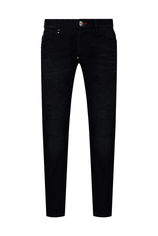 Philipp Plein man black cotton jeans for men buy with prices and photos 139206 - photo 1