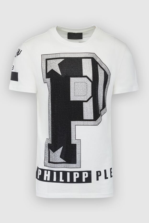 Philipp Plein man white cotton t-shirt for men buy with prices and photos 139220 - photo 1