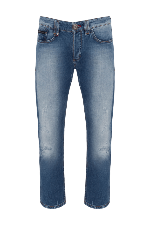 Philipp Plein man blue cotton jeans for men buy with prices and photos 139233 - photo 1