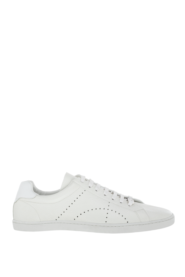 Corneliani man white leather sneakers for men buy with prices and photos 139433 - photo 1