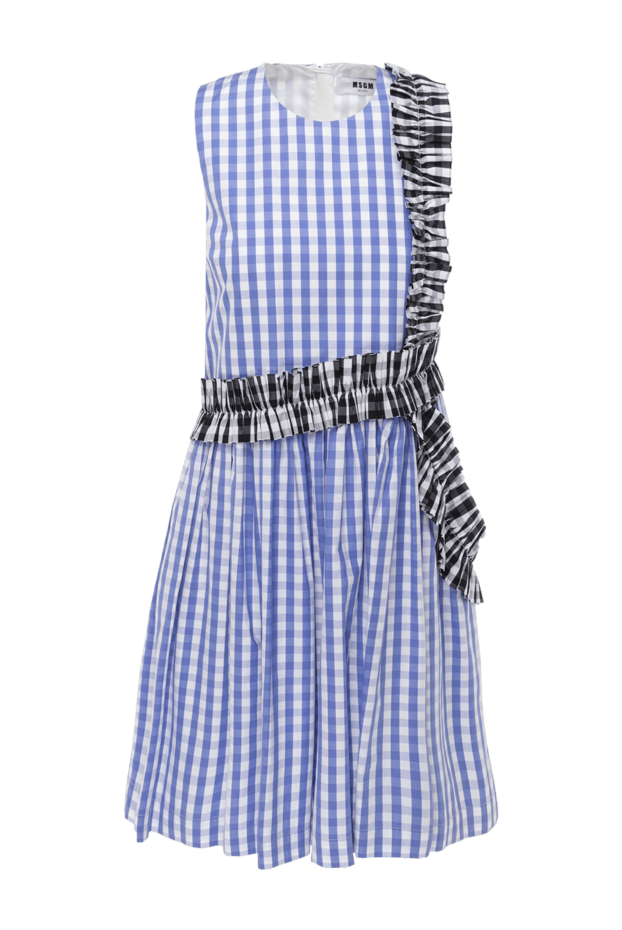 MSGM woman blue cotton dress for women buy with prices and photos 139546 - photo 1