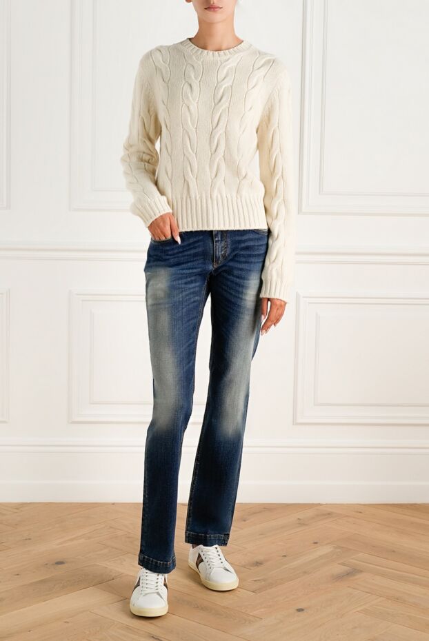 Dolce & Gabbana woman blue cotton jeans for women buy with prices and photos 139607 - photo 2