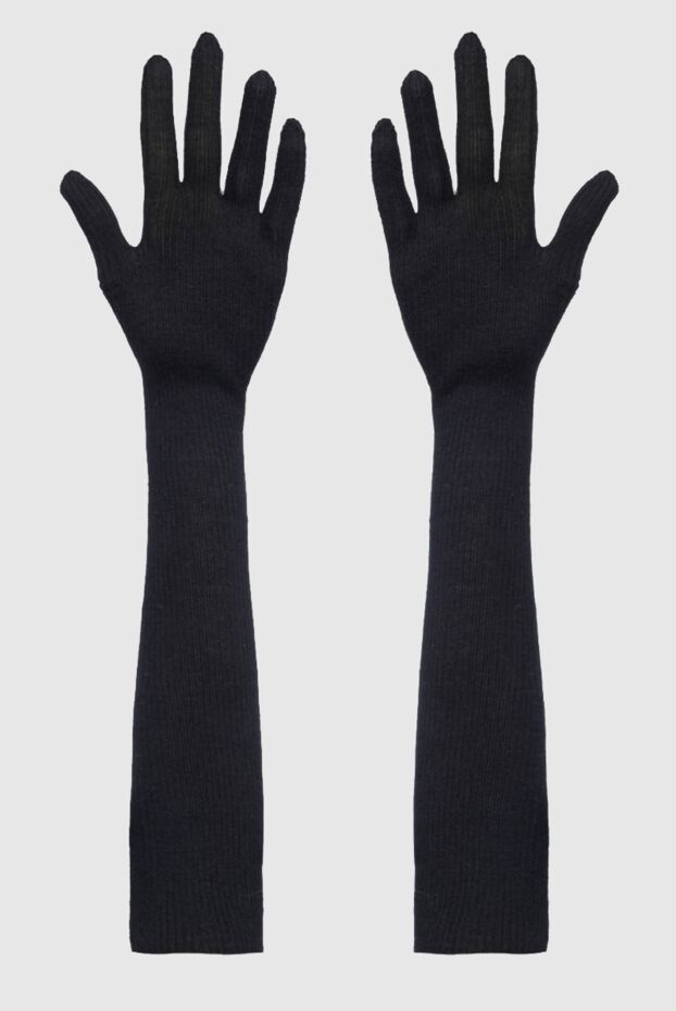Dolce & Gabbana женские перчатки удлиненные из шерсти черные женские купить с ценами и фото 139626 - фото 2