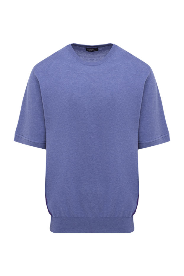 Cesare di Napoli man purple cotton t-shirt for men buy with prices and photos 139692 - photo 1