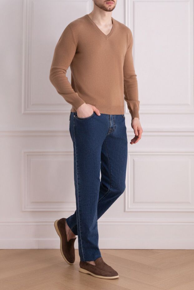 Bilancioni man cashmere jumper beige for men buy with prices and photos 139774 - photo 2